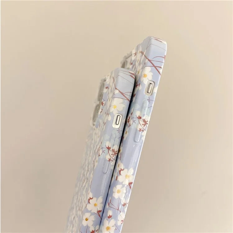 ARU For iPhone 14 Pro Slim-Fit TPU Phone Case Water Transfer Printing Phone Cover