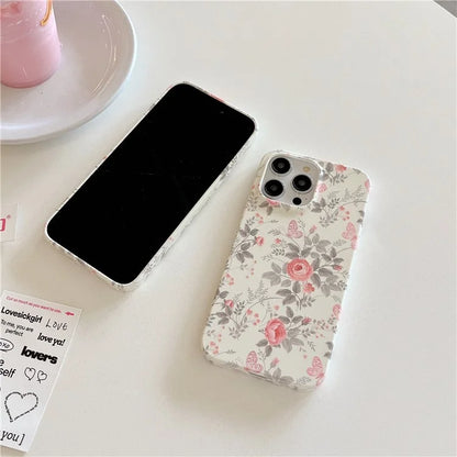 ARU For iPhone 14 Pro Slim-Fit TPU Phone Case Water Transfer Printing Phone Cover