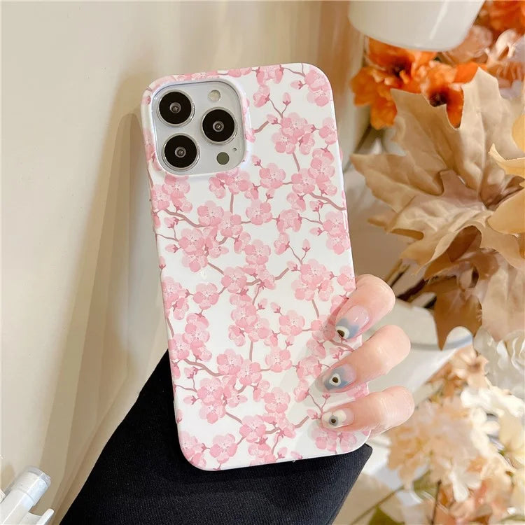 ARU For iPhone 14 Pro Slim-Fit TPU Phone Case Water Transfer Printing Phone Cover