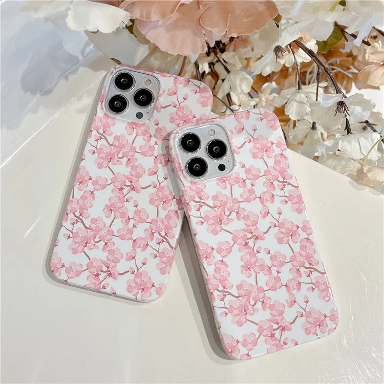 ARU For iPhone 14 Pro Slim-Fit TPU Phone Case Water Transfer Printing Phone Cover