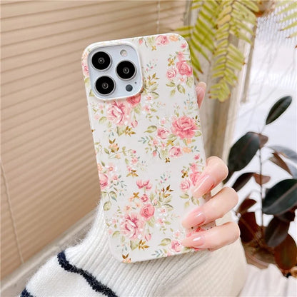 ARU For iPhone 14 Pro Slim-Fit TPU Phone Case Water Transfer Printing Phone Cover