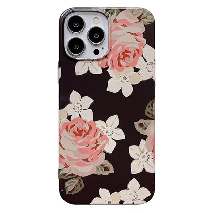 ARU For iPhone 14 Pro Slim-Fit TPU Phone Case Water Transfer Printing Phone Cover