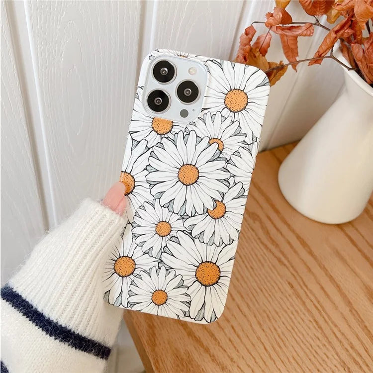 ARU For iPhone 14 Pro Slim-Fit TPU Phone Case Water Transfer Printing Phone Cover