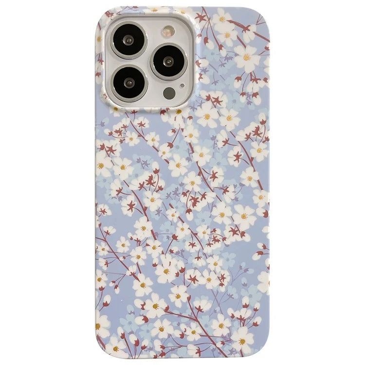 ARU For iPhone 13 Pro Max 6.7 inch Case Stylish Water Transfer Printing Glossy TPU Phone Cover