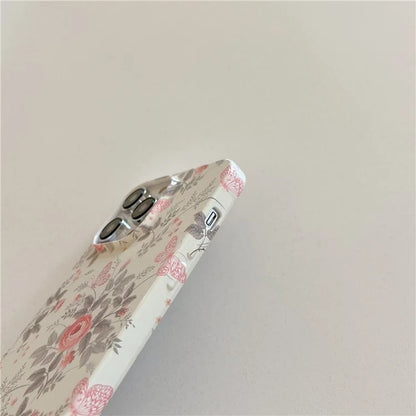 ARU For iPhone 13 Pro Max 6.7 inch Case Stylish Water Transfer Printing Glossy TPU Phone Cover