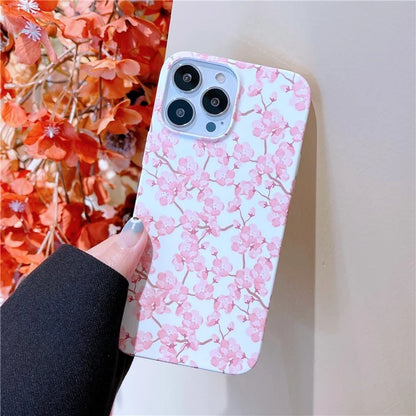ARU For iPhone 13 Pro Max 6.7 inch Case Stylish Water Transfer Printing Glossy TPU Phone Cover