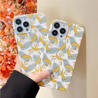 ARU For iPhone 13 Pro Max 6.7 inch Case Stylish Water Transfer Printing Glossy TPU Phone Cover