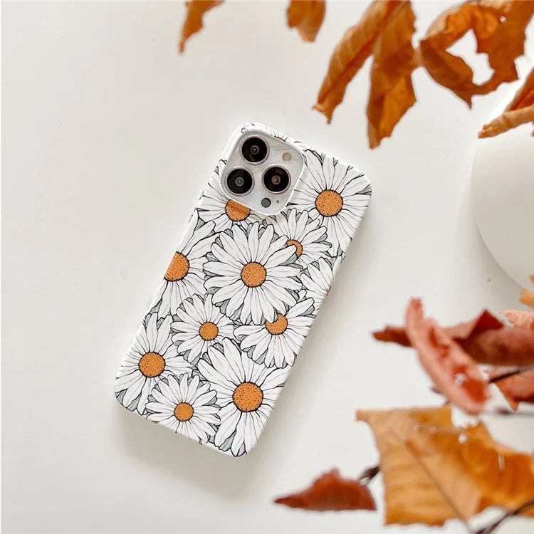 ARU For iPhone 13 Pro Max 6.7 inch Case Stylish Water Transfer Printing Glossy TPU Phone Cover