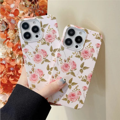 ARU For iPhone 13 Pro Max 6.7 inch Case Stylish Water Transfer Printing Glossy TPU Phone Cover