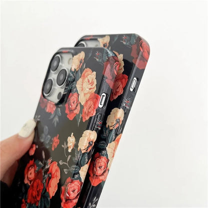 ARU For iPhone 14 Pro Max TPU Drop Proof Phone Case Water Transfer Printing Phone Cover