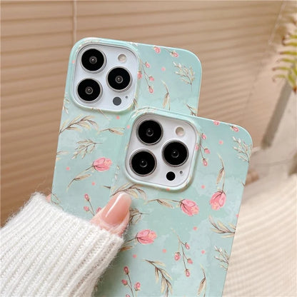 ARU For iPhone 14 Pro Max TPU Drop Proof Phone Case Water Transfer Printing Phone Cover