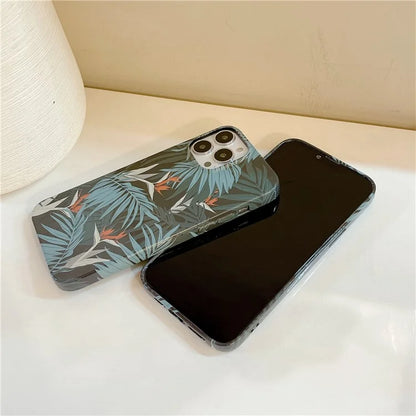ARU For iPhone 14 Pro Max TPU Drop Proof Phone Case Water Transfer Printing Phone Cover