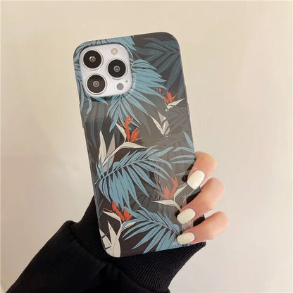 ARU For iPhone 14 Pro Max TPU Drop Proof Phone Case Water Transfer Printing Phone Cover