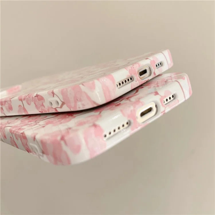 ARU For iPhone 14 Pro Max TPU Drop Proof Phone Case Water Transfer Printing Phone Cover