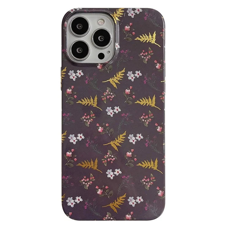 ARU For iPhone 14 Pro Max TPU Drop Proof Phone Case Water Transfer Printing Phone Cover