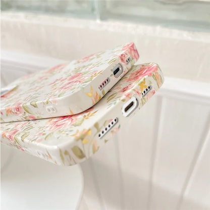 ARU For iPhone 14 Pro Max TPU Drop Proof Phone Case Water Transfer Printing Phone Cover