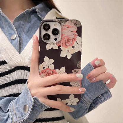 ARU For iPhone 14 Pro Max TPU Drop Proof Phone Case Water Transfer Printing Phone Cover