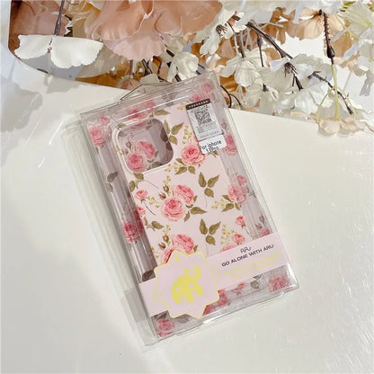 ARU For iPhone 14 Pro Max TPU Drop Proof Phone Case Water Transfer Printing Phone Cover