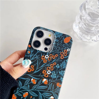 ARU For iPhone 15 Pro Drop Proof Phone Case Water Transfer Printing TPU Back Cover