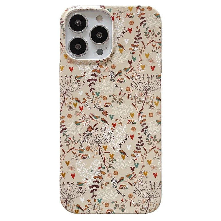 ARU For iPhone 15 Pro Drop Proof Phone Case Water Transfer Printing TPU Back Cover