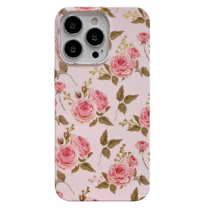 ARU For iPhone 15 Pro Drop Proof Phone Case Water Transfer Printing TPU Back Cover