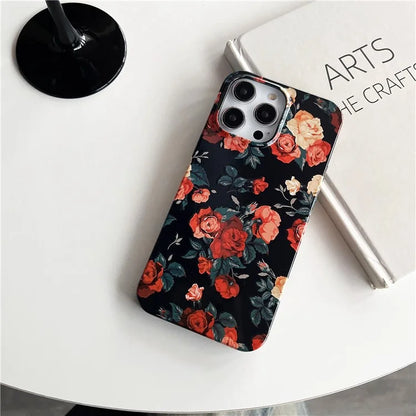 ARU For iPhone 15 Pro Max Case Stylish Pattern Water Transfer Printing Soft TPU Phone Cover