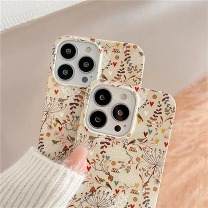 ARU For iPhone 15 Pro Max Case Stylish Pattern Water Transfer Printing Soft TPU Phone Cover