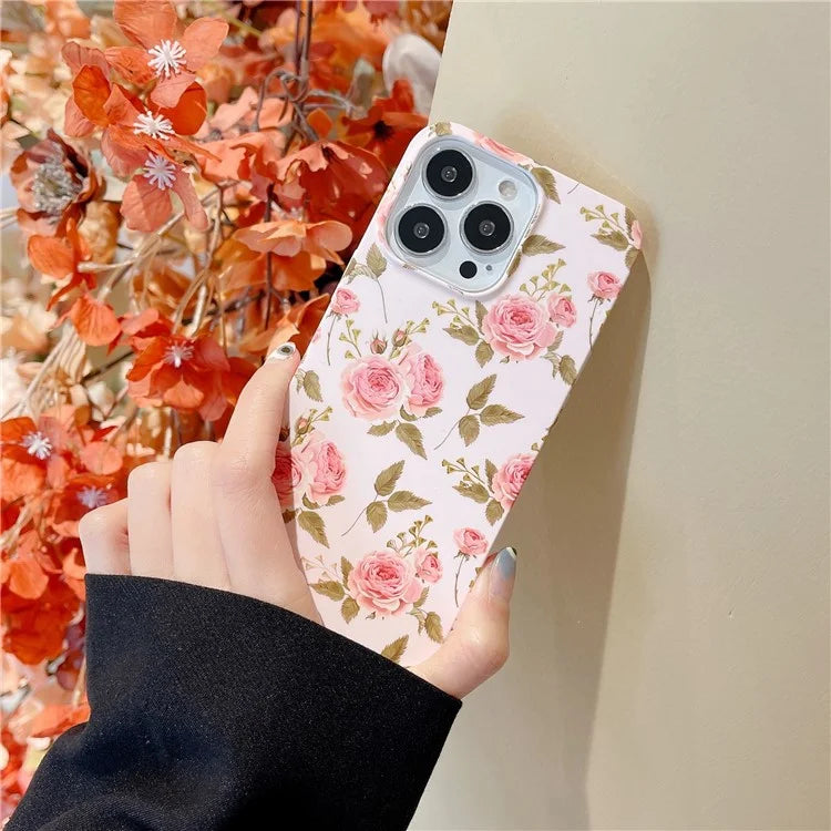 ARU For iPhone 15 Pro Max Case Stylish Pattern Water Transfer Printing Soft TPU Phone Cover