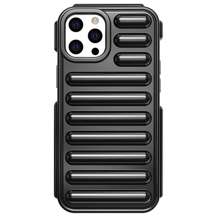 Capsule Series for iPhone 12 Pro Max Case Soft TPU Ribbed Protective Phone Cover