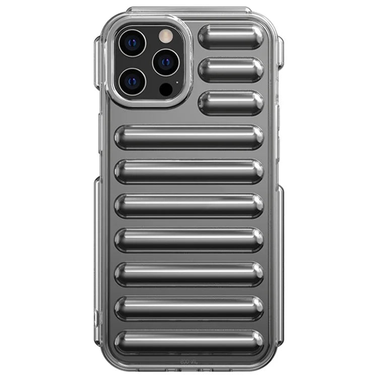Capsule Series for iPhone 12 Pro Max Case Soft TPU Ribbed Protective Phone Cover