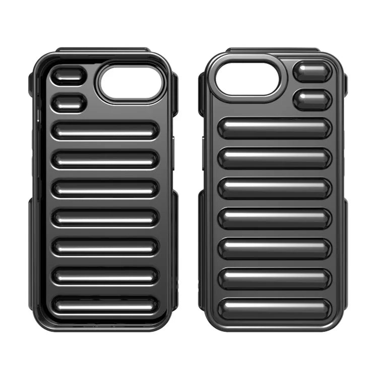 Capsule Series for iPhone SE (2024) Case Soft TPU Ribbed Anti-Drop Phone Cover