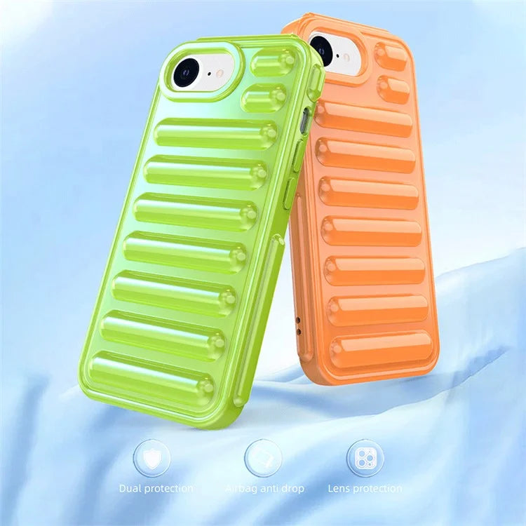 Capsule Series for iPhone SE (2024) Case Soft TPU Ribbed Anti-Drop Phone Cover
