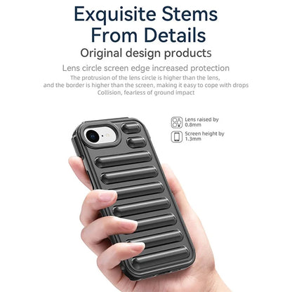 Capsule Series for iPhone SE (2024) Case Soft TPU Ribbed Anti-Drop Phone Cover
