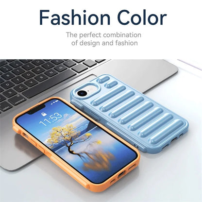 Capsule Series for iPhone SE (2024) Case Soft TPU Ribbed Anti-Drop Phone Cover