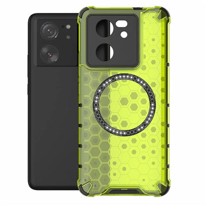 For Xiaomi Redmi K60 Ultra / 13T / 13T Pro Case Honeycomb TPU+PC Phone Cases Compatible with MagSafe