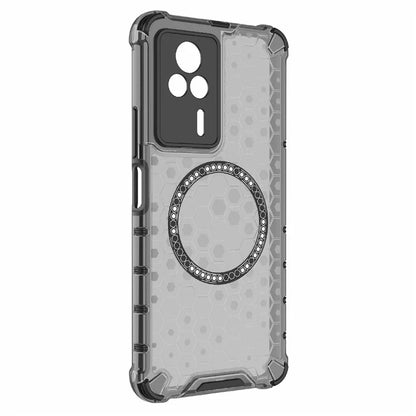 For Xiaomi Redmi K60E 5G Magnetic Case Reinforced Corners TPU+PC Honeycomb Phone Cover