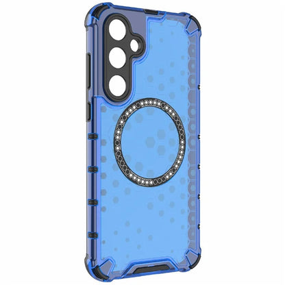 For Samsung Galaxy A55 5G Case Honeycomb Heat Dissipation TPU+PC Magnetic Phone Cover