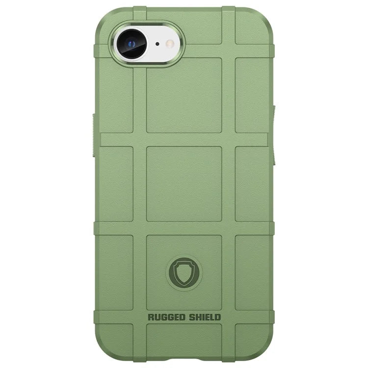 For iPhone SE (2024) Case Square Grid Texture Anti-Fall TPU Phone Cover