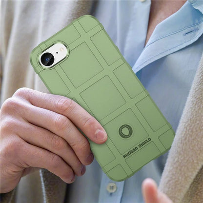 For iPhone SE (2024) Case Square Grid Texture Anti-Fall TPU Phone Cover