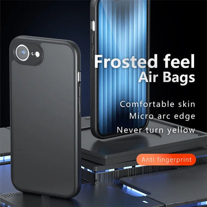 For iPhone SE (2024) Case PC+TPU Anti-Scratch Clear Back Phone Cover