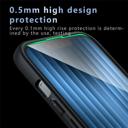 For iPhone SE (2024) Case PC+TPU Anti-Scratch Clear Back Phone Cover