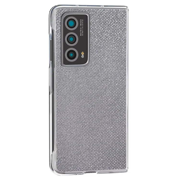 For Honor Magic Vs2 5G Case Rhinestone Texture Leather+PC Anti-Fingerprint Phone Cover