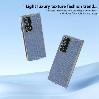 For Honor Magic Vs2 5G Case Rhinestone Texture Leather+PC Anti-Fingerprint Phone Cover