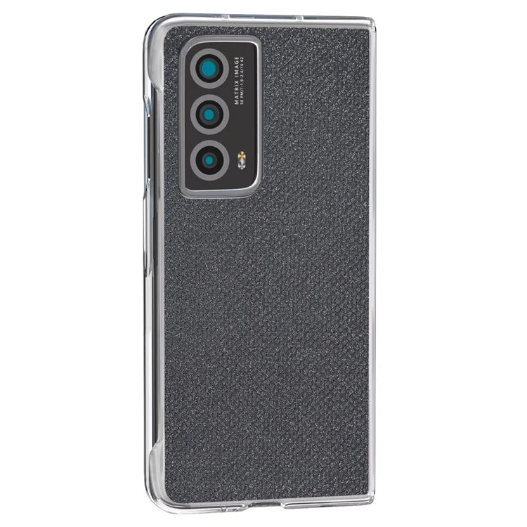 For Honor Magic Vs2 5G Case Rhinestone Texture Leather+PC Anti-Fingerprint Phone Cover