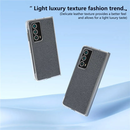 For Honor Magic Vs2 5G Case Rhinestone Texture Leather+PC Anti-Fingerprint Phone Cover