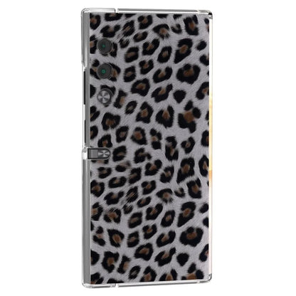 For Honor V Purse Case Leopard Pattern Leather+PC Matte Edge Protective Phone Cover