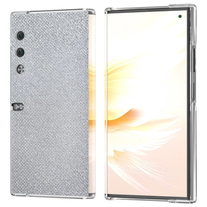 For Honor V Purse Case Rhinestone Texture Leather+PC Shockproof Phone Cover