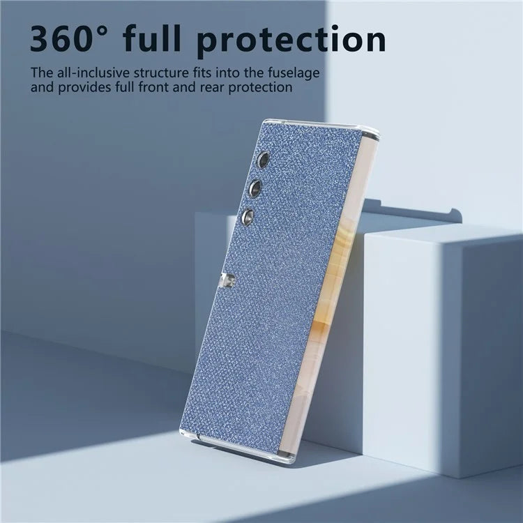 For Honor V Purse Case Rhinestone Texture Leather+PC Shockproof Phone Cover