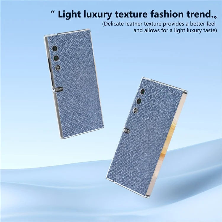For Honor V Purse Case Rhinestone Texture Leather+PC Shockproof Phone Cover