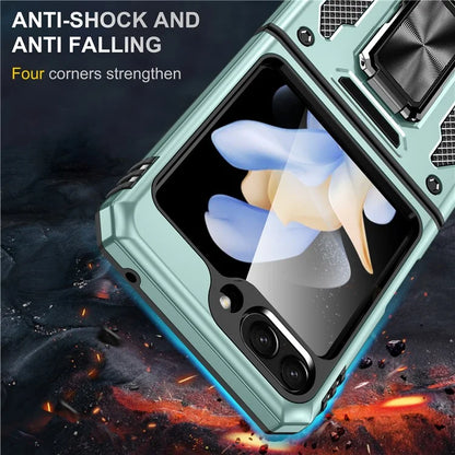 Armor Series For Samsung Galaxy Z Flip6 5G Case Ring Kickstand PC+TPU Phone Cover